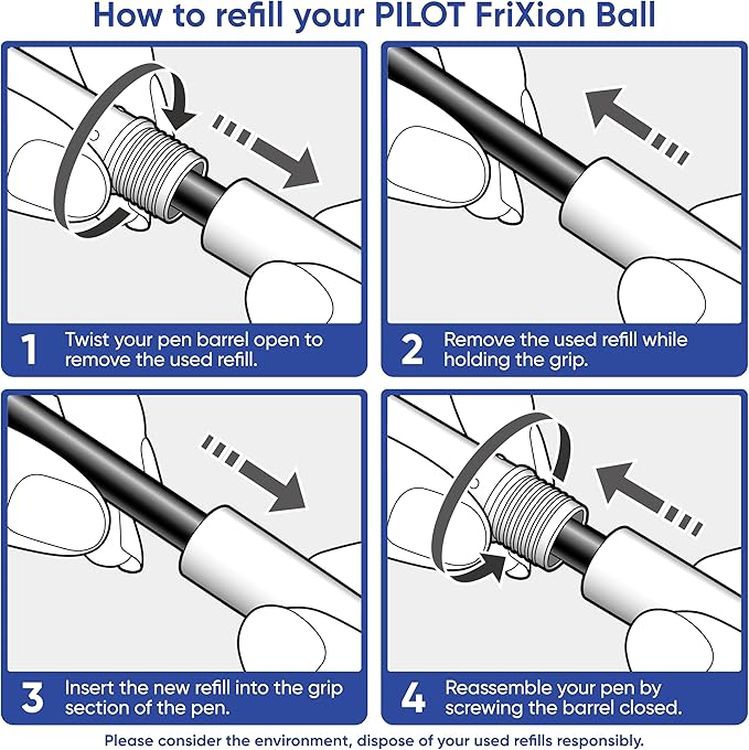 Pilot Frixion Erasable Rollerball Pen - Red Box of 12