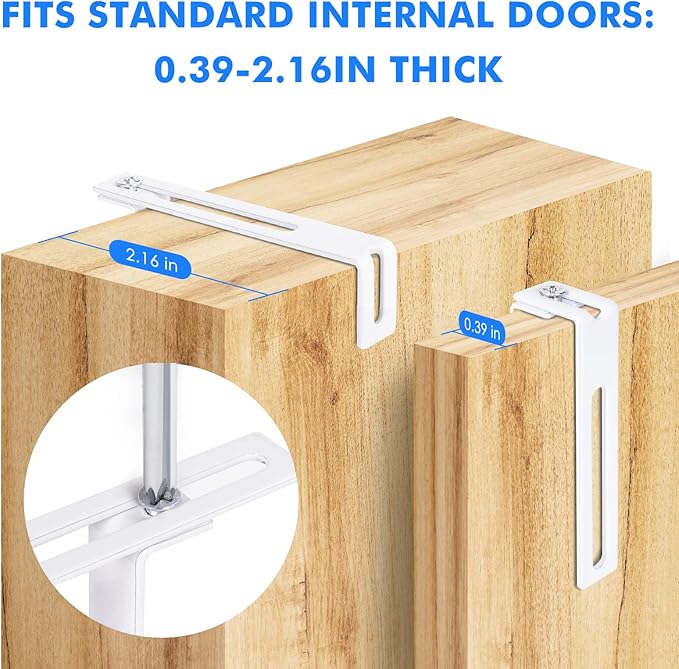 Magnetic Dry Erase Board for Doors, 30x20 Inch Whiteboard with Adjustable Long Arm Hook Mount - Easy to Install, Portable Hanging White Board for Home, Dorm Room, Office Cubicle & Small Spaces