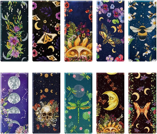 30 Pcs Magnetic Bookmarks,Tarot Magnetic Bookmarks for Book Lovers Women Men, Gifts for Reading Lovers, Magnet Bookmark Clips for Teachers Students,Back to School Supplies