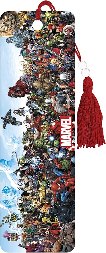 Antioch Marvel Comics - The Marvel Lineup Premier Bookmark, Multicolor, 2.25 x .022 x 7.25