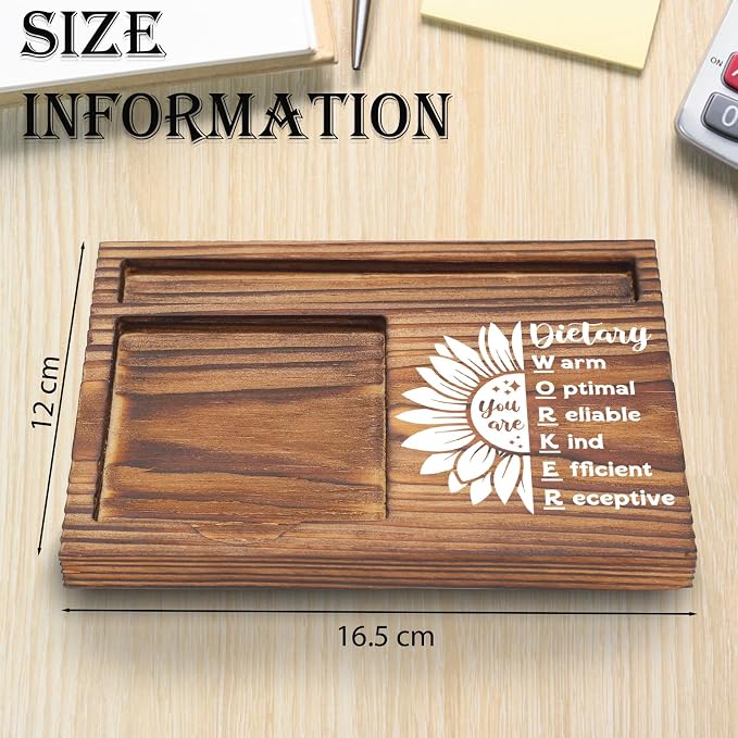 Dietary Worker Sticky Note Holder, Thank You Appreciation Gifts for Dietary Workers, Dietary Profession Employee Recognition Desk Organizer TZP109