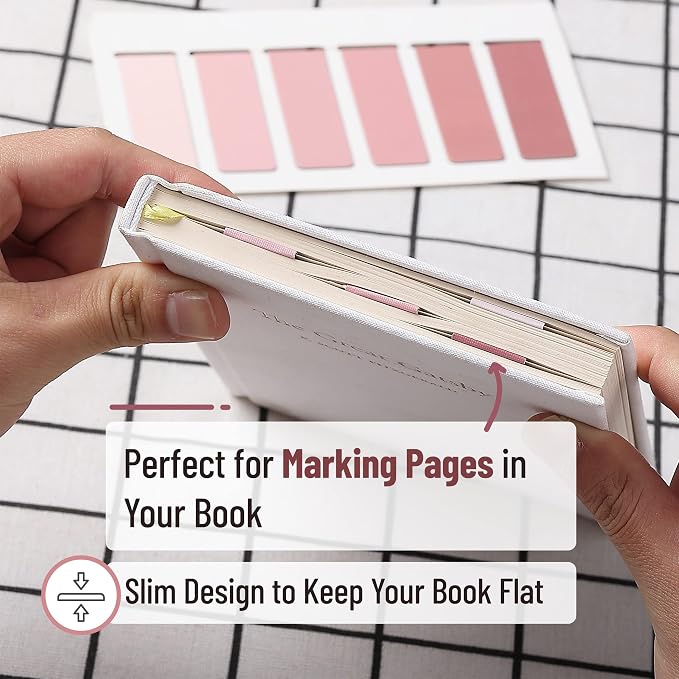 Mr. Pen- Aesthetic Magnetic Bookmarks, 12 Pack, 0.8"x2.35", Page Magnetic Markers, Page Markers for Book Lovers, Students, Teachers, School, Home, Office, Reading Supplies