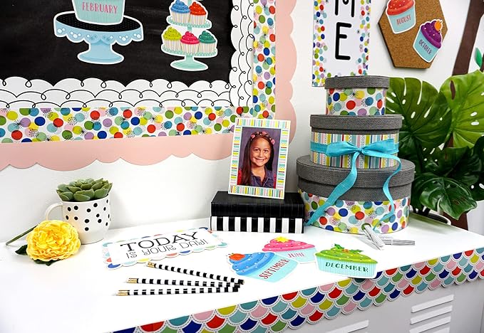 CTP Blush Stylish Scallops Bulletin Board EZ Border (Creative Teaching Press 10527)
