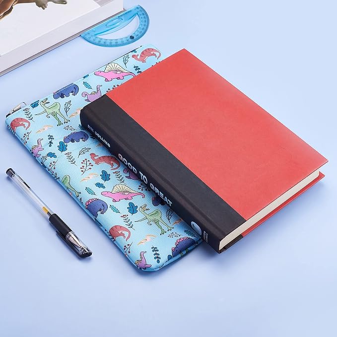 Book Sleeve for Book Lovers, Bookish Book Protector, Book Covers for Paperbacks, Washable Fabric, Book Sleeves with Zipper, Medium 11 Inch X 8.7 Inch