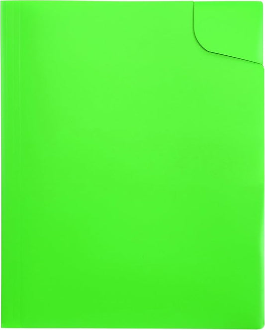 Oxford Divide-It-Up 4-Pocket Poly Folder, Assorted Colors, Letter Size (99837)