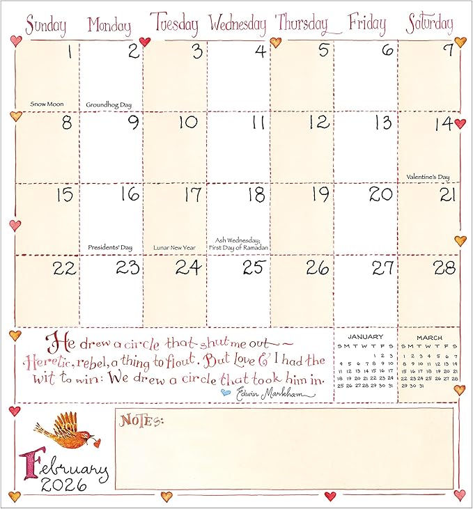 TF Publishing 2026-2027 Susan Branch Small Monthly Pocket Planner with 2 Page Large Calendar Grid and Lined Notes Section - 2 Year Pocket Calendar 2026-2027 Perfect for Purse - 3.5in x 6.5in