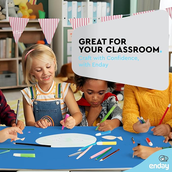Emraw Poster Board Lightweight Craft Backing Boards for Presentations Office Sign Blank Painting Board Smooth Surface Poster Sheets for School Pack of 5 (Dark Blue)