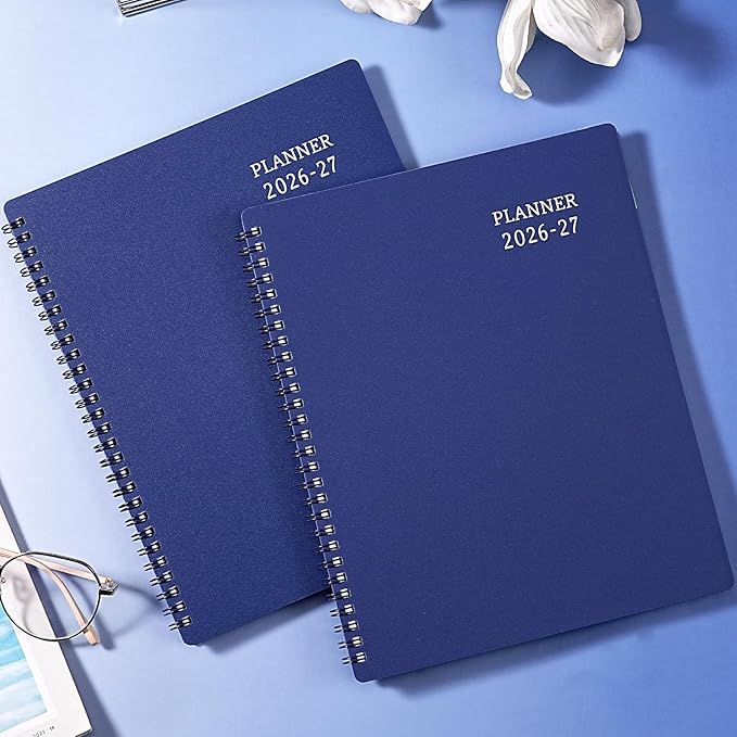 Planner 2026-2027 - Academic Planner from July 2026 - June 2027, 8" x 10", Calendar Planner 2026-2027, Weekly and Monthly Planner Spiral Bound, Flexible Cover, To-Do List, 12 Monthly Tabs