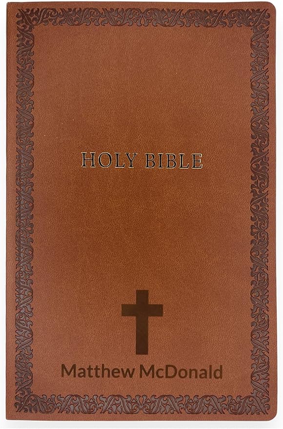 Personalized Soft Touch NIV Holy Bible with Custom Name Includes Up to 3 Rows of Text | Custom Gift for Christian & Religious Celebrations (Brown)