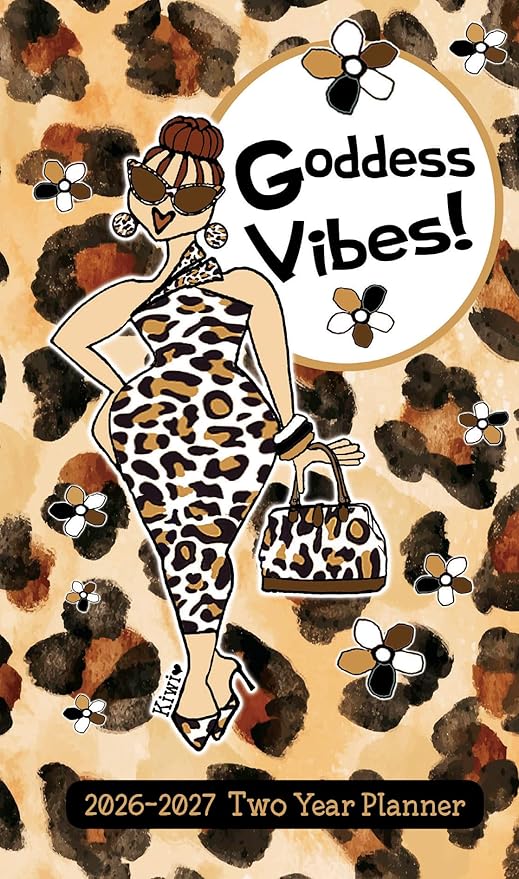 Shades of Color 2026 2027 2-Year Pocket Planner for Black Women - Goddess Vibes