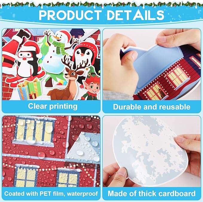 Christmas Train Bulletin Board Decorations Polar Train Express Classroom Decoration North Pole Express Winter Bulletin Board Xmas Believe Polar Golden Tickets Cutout for Winter Holiday Office Supplies