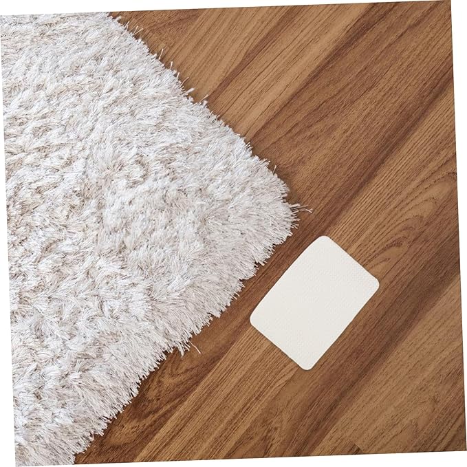 Amosfun Strong Adhesive Hook and Loop Strips for Non-Slip Sofa Cushion Fixing 5PCS Double-Sided Sticky Tape for Carpet and Furniture Household Use Sturdy Plastic Material