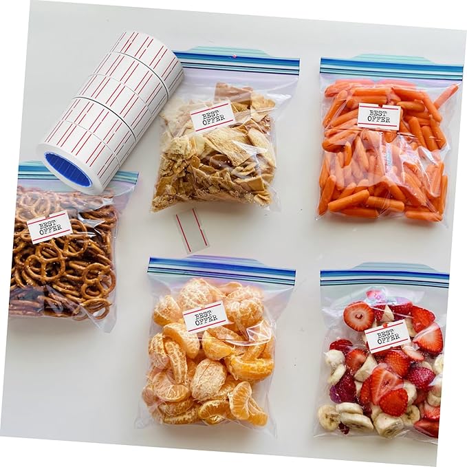 10rolls Self-Adhesive Paper Price Stickers Sticker Price Tags for Crochet Jewelry Pricing Small Business