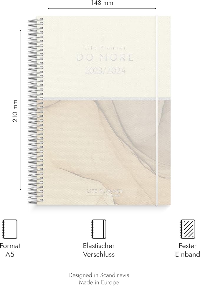 Burde Life Planner Do more Schüler Calendar 2023/2024: Schulplaner Timer Terminkalender für 2023/2024