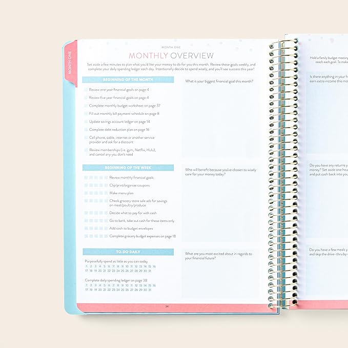 PPP Money Planner | 10 Cash Budget Envelopes | Budget Planner | Annual & Monthly Financial Worksheet, Expense, Saving & Debt Reduction Pages | Stickers | Long-Term Financial Goals | Spend Ledger