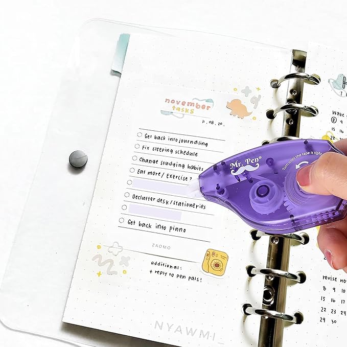 Mr Pen- Correction Tapes, Pack of 7, Correction Tape White Tape, Tape Eraser