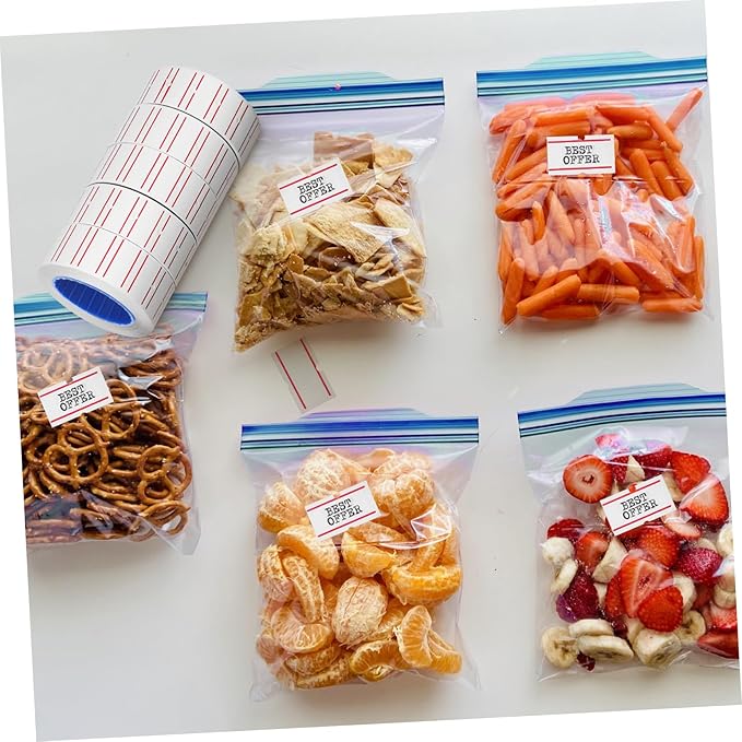 10rolls Paper Price Tags Self-Adhesive Price Stickers for Retail Shops Key Labels Tags Garage Labels Stickers