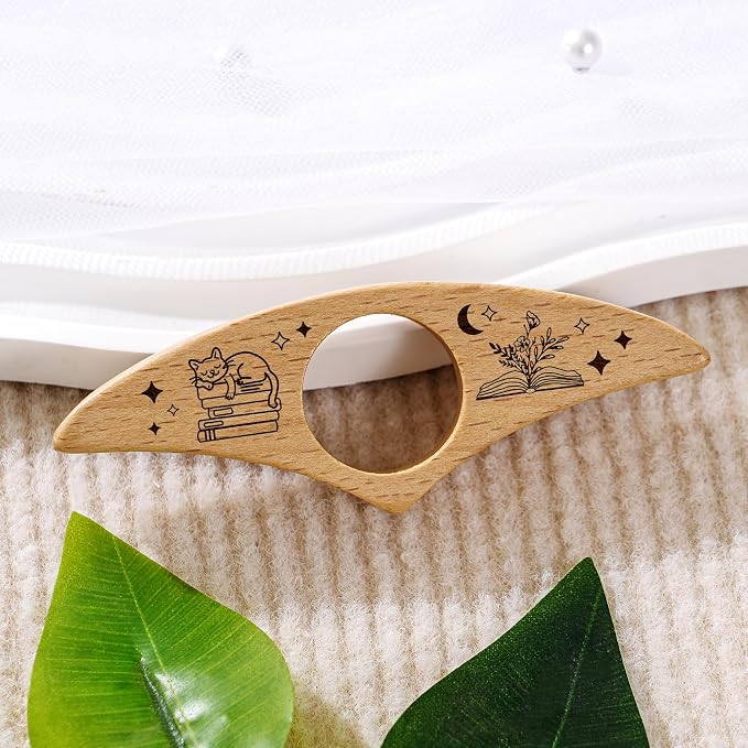 Just One More Page – Personalized Book Page Holder | Custom Name Thumb Spreader | Reading Gift for Book Lovers & Kids