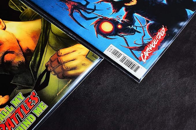 Big Fudge Comic Book Bags and Boards - Comic Book Storage Sleeves - Resealable Toploader Bag Plastic Protector Sleeves - Hard Backing Board - Cover Protectors - Comics After Silver Age or Gold Age