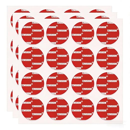 Double Sided Adhesive Pads, Heat Resistant Waterproof Foam Tape, Heavy Duty Mounting Tape, Multi-Purpose Power Adhesive Pad for Indoor and Out Door, Home Decoration, Car (1in*32pcs Round)