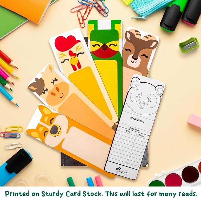 Fun Bookmarks in Bulk for Kids - 100 Pack Kids Book Mark for Reading, Gifts for Students from Teachers, Bookmarks for Boys, Girls, Classrooms Rewards, Reading Incentives