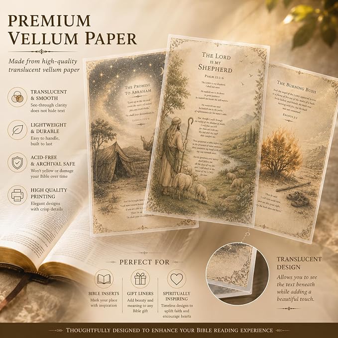 20 Bible Inserts Inserts for Women Christian Bookmarks & Bible Tip Ins Bible Accessories Bible Journaling Supplies It is A Gift to The Christian Church, to Christians