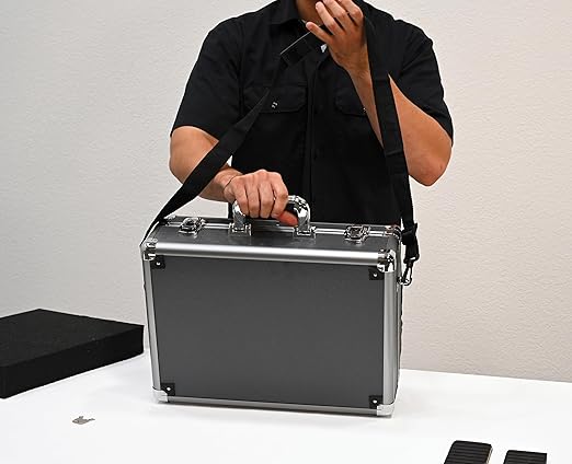 Vestil CASE-1813 Aluminum Carrying Case 18 In. x 14-1/2 In. Silver