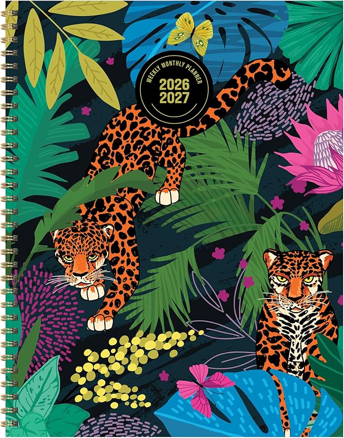 TF Publishing July 2026 - June 2027 In the Jungle Large Weekly Monthly Planner