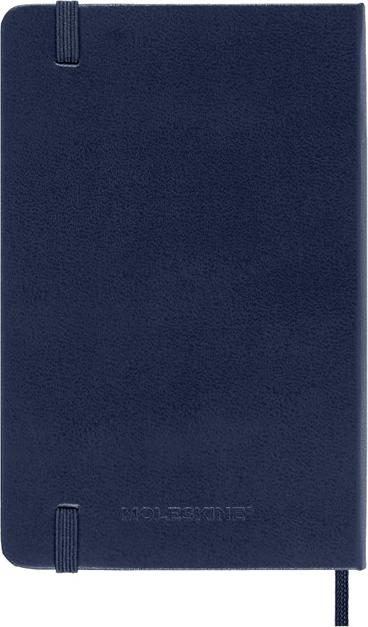 Moleskine Classic 12 Month 2026 Daily Planner, Hard Cover, Pocket (3.5" x 5.5"), Sapphire Blue, 400 pages