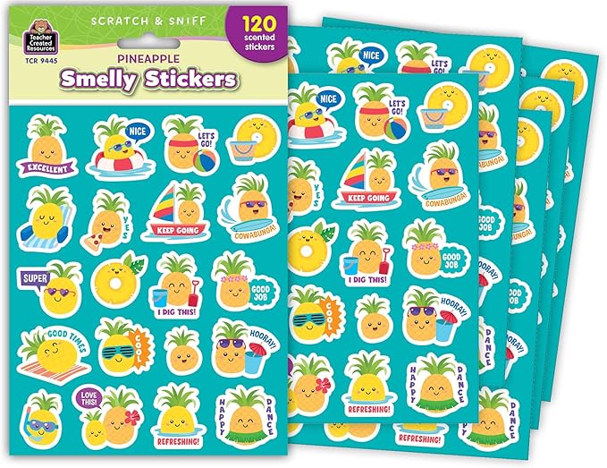 Teacher Created Resources Pineapple Smelly Stickers (TCR9445)