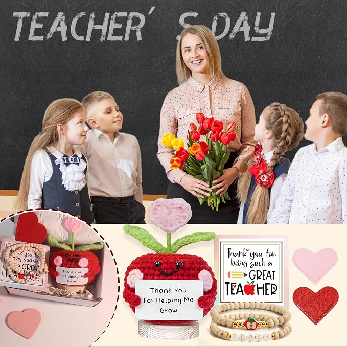 Teacher Appreciation Gifts for Women 2026, End of School Year Thank You Gift for Teacher, Graduation Goodbye Gifts for Coworkers Boss Lady, Last Day Farewell Gift Set for Her