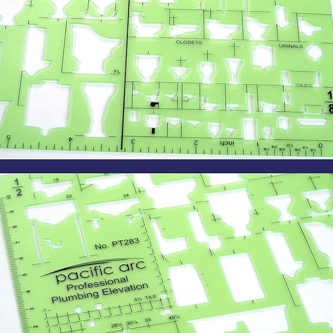 Pacific Arc Professional Plumbing Elevation Template Guide