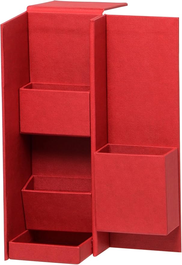 Nakabayashi LST-B01WR Lifestyle Tool Small Storage Case Box S Wine Red