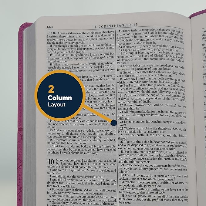 Faux Leather Custom KJV Holy Bible Personalized with Name | Small Text | King James Version Gift and Award Bible for Religious Occasions, Pink