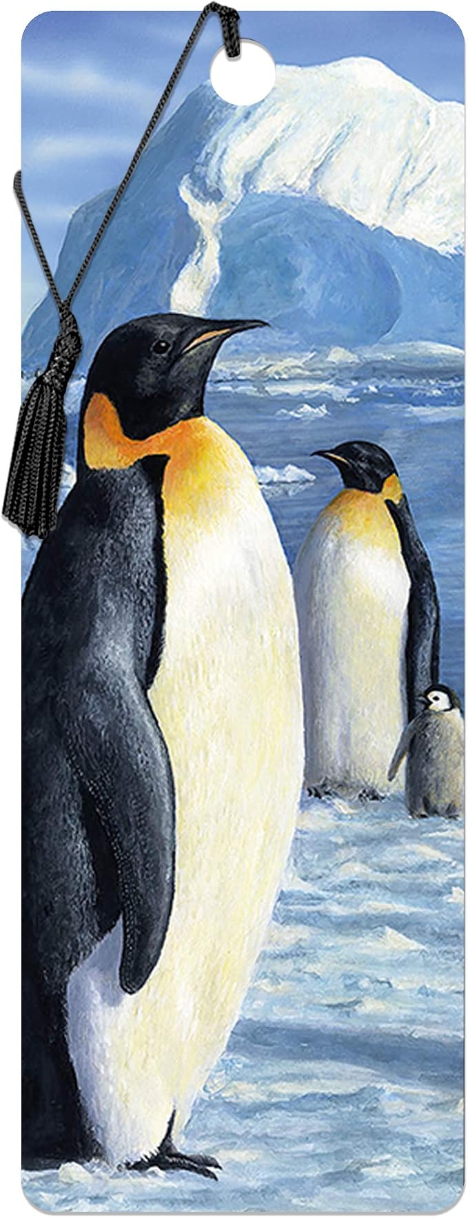 3D LiveLife Bookmark - Antarctic Majesty from Deluxebase. Cute Lenticular Penguin Page Marker. Animal Themed Accessories for Book Lovers. Small Gifts for Men, Women, Writers and Teachers.
