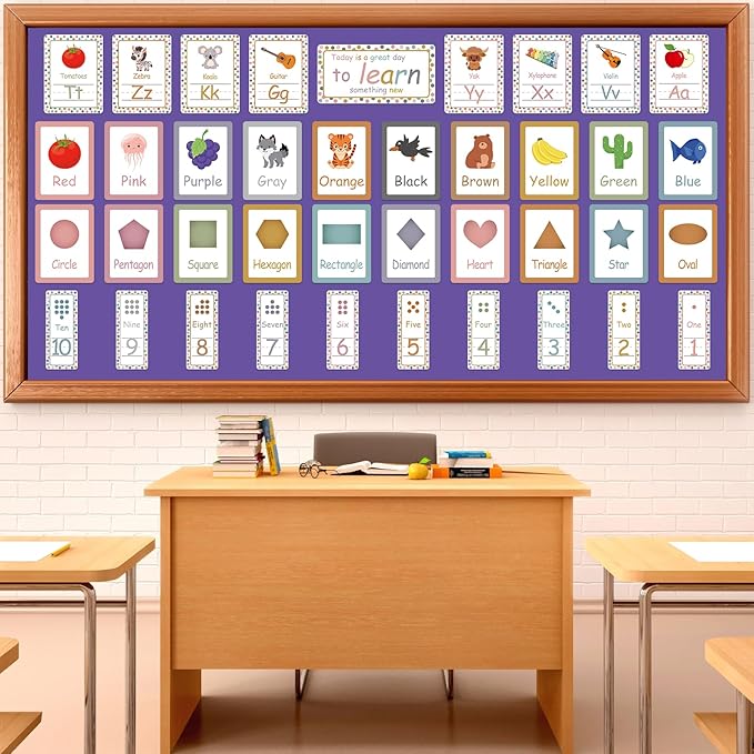 Ultra Purple Bulletin Board Paper Roll Purple Bulletin Board Background Paper Back to School Classroom Decoration Poster for Art Craft DIY Projects Home Office Classroom Party Supplies 17.7in x 20ft