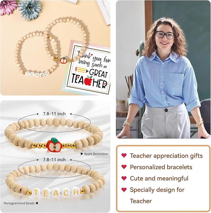 Teacher Appreciation Gifts for Women 2026, End of School Year Thank You Gift for Teacher, Graduation Goodbye Gifts for Coworkers Boss Lady, Last Day Farewell Gift Set for Her