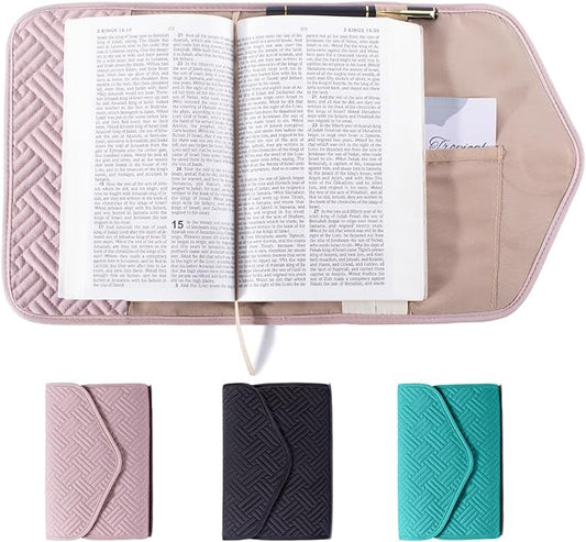 APLUFINE Reusable Book Cover with Magnet Closure - Adjustable Book Sleeve for Book Lovers Gift - Book Protector for Paperback -Book Covers for Hardcover - Book Pouch - Book Carrier