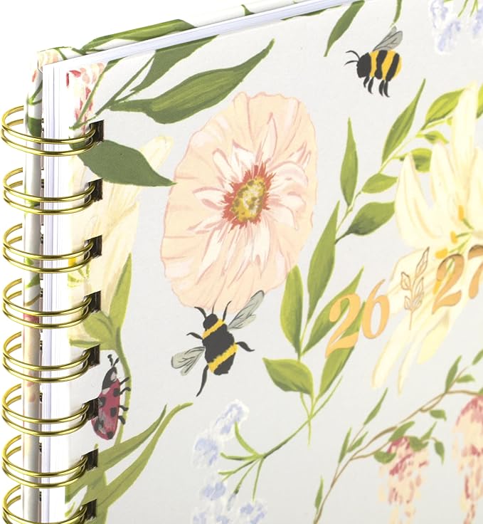 Cambridge Planner 2026-2027 Weekly & Monthly Academic 12-Month July-June, 8-1/2" x 11", Pen+Pillar, Pollinator (PP24-905A)