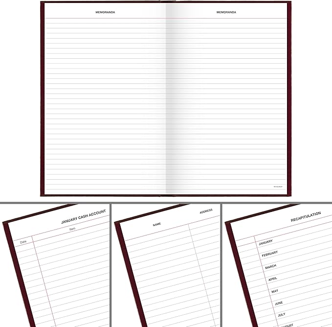 AT-A-GLANCE 2027 Daily Planner, Standard Diary, 7.75" x 12" Journal, Hardcover, Red (SD3761327)