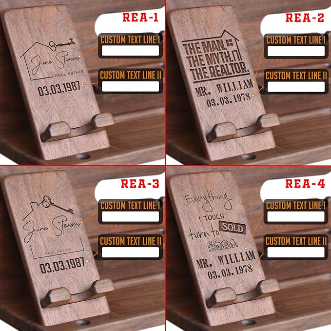 Personalized Desk Organizer: Premium Real Estate Agent Gifts for Both Men & Women - A Thoughtful Way to Say Thank You and Celebrate Their Success & Dedication in Property Ventures