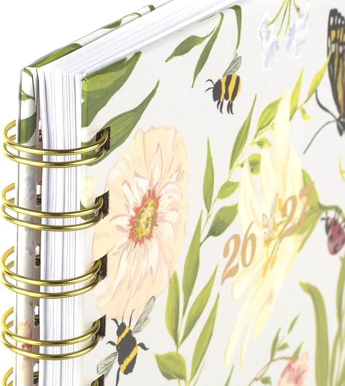 Cambridge Planner 2026-2027 Weekly & Monthly Academic 12-Month July-June, 5-1/2" x 8-1/2", Pen+Pillar, Pollinator (PP24-200A)
