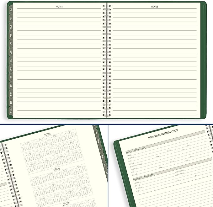AT-A-GLANCE 2026 Planner, Monthly, 9" x 11", Large, Recycled, Green (70260G6026)