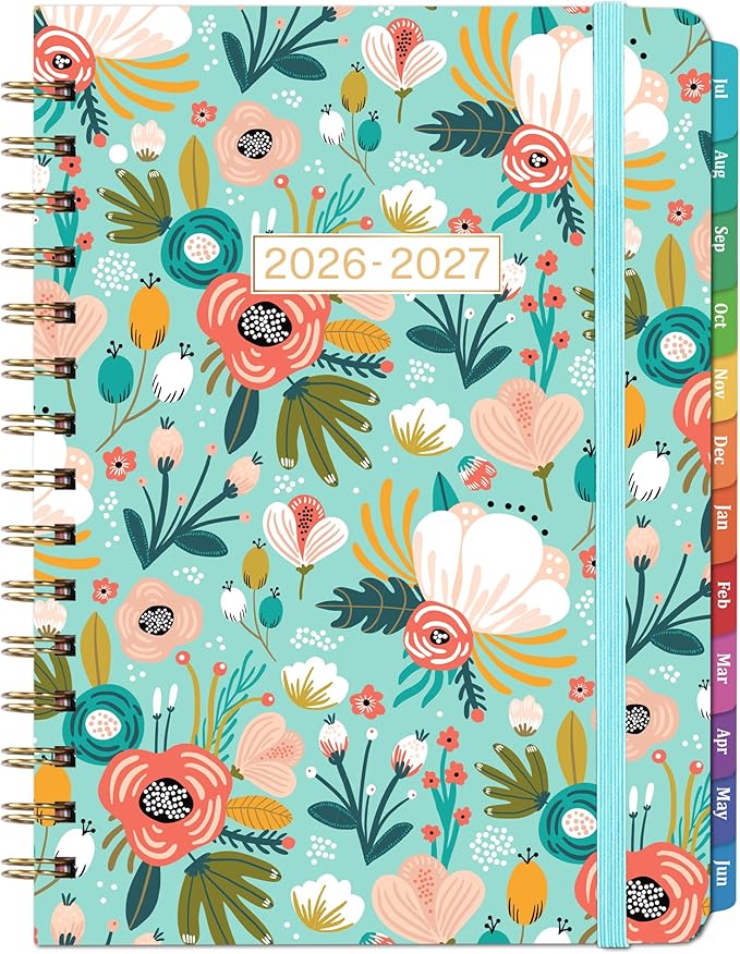 Planner 2026-2027 - Weekly Monthly Planner form July 2026 to June 2027, Academic Planner with Inner Pocket, Premium Paper, 6.4‘’ x 8.3‘’