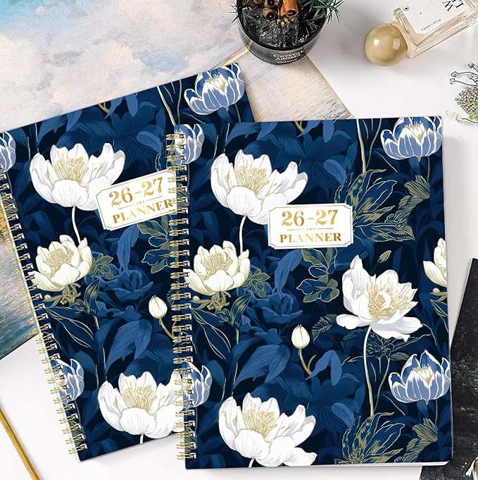 Planner 2026-2027 - July 2026 - June 2027, 8.5" x 11", Academic Planner 2026-2027 Weekly & Monthly, Large Calendar with 12 Monthly Tabs, Back Pocket