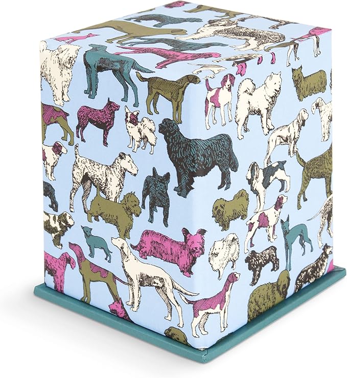 Galison Liberty Best in Show Porcelain Pen Pot from Galison - Porcelain Pen Holder, 3 x 3.75 x 3", Features Famous Best in Show Print from Liberty, Gold Gilded Edge, Perfect for Home or Office