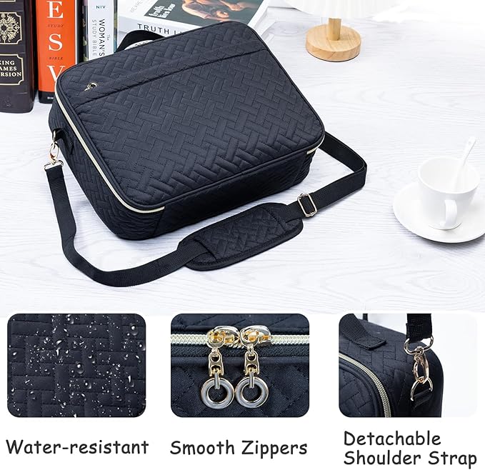 IMAGINING Bible Cover for Women - Stylish Large Bible Bag - Bible Case with Handles - Bible Carrying Case for Women - Bible Gift - Book Protector for Book Lovers