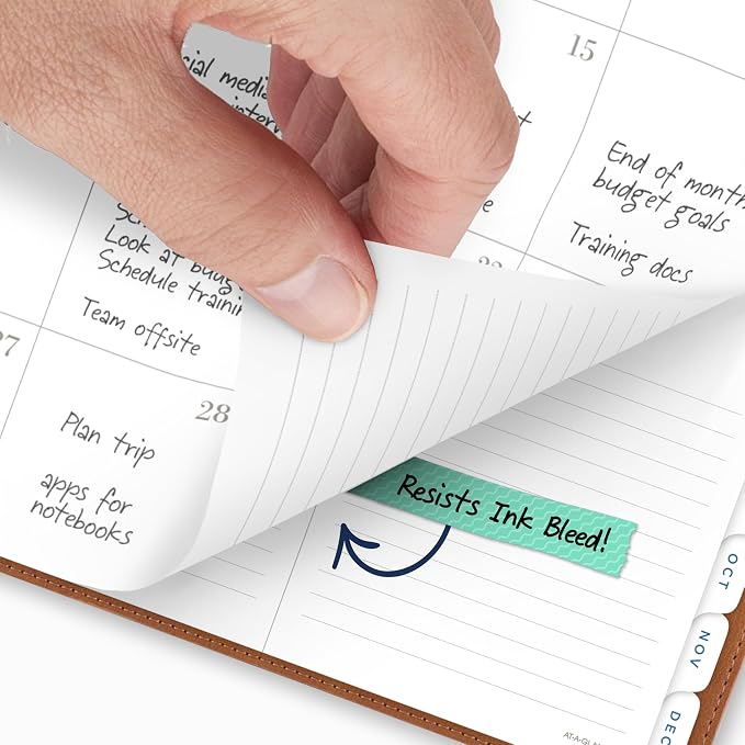 AT-A-GLANCE 2027 Planner, Weekly & Monthly, 13-Month Jan-Jan, 8.5" x 11", Signature, Distressed Brown (YP9050927)