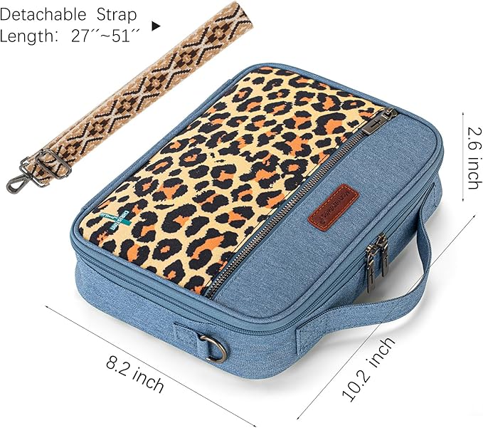 Montana West Bible Covers for Women Men with Leather Bookmark Carrying Book Case Church Bag Outdoor Protective