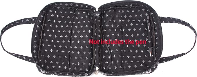 DIWI Quilted Bible Cover Extra Large Sizes 11.25 X 8.25 X 2.75 Inches Bible Tote Good Book Case (XL, C2 Deep Night)